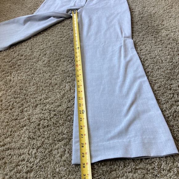 Issac Mizrahi forTarget Women Pants 8 Light Gray Mid Rise Bootcut Career Trouser - Picture 14 of 16